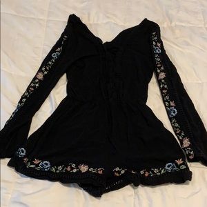Kendall&Kylie Floral Long Sleeve Romper